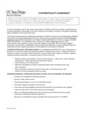 Sample Employment Confidentiality Agreement Template
