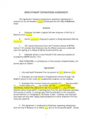 Simple Employment Agreement Sample Template