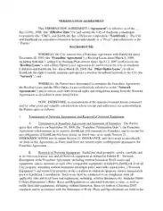 Free Download PDF Books, Employment Termination Agreement Template