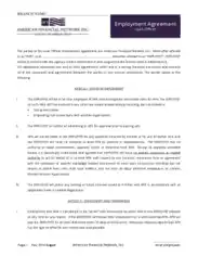 Commission Sales Employment Agreement Template