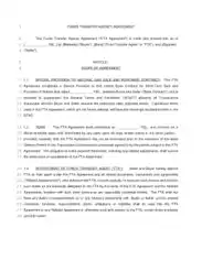 Business Transfer Agency Agreement Template