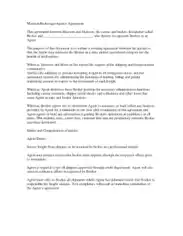 Mawson Brokerage Agency Agreement Template