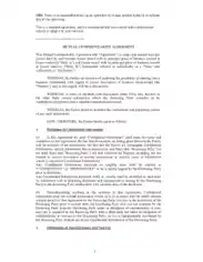 Free Download PDF Books, Mutual Business Confidentiality Agreement Template