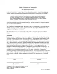 Patent Agreement And Assignment Form Template