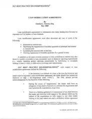 Commercial Loan Modification Agreement Form Template