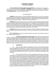 Partnership Purchase Agreement Template