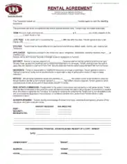 Free Download PDF Books, Basic Rental Agreement Format Template