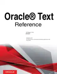 Free Download PDF Books, Oracle Text Reference