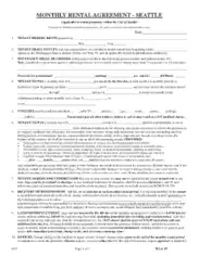 Free Download PDF Books, Monthly Rental Agreement Template