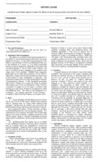 Office Lease Sample Template