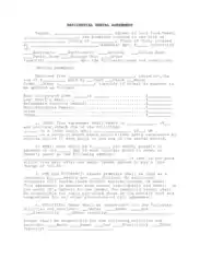 Office Residential Rental Agreement Template