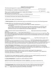 Free Download PDF Books, Sample Roommate Agreement Template