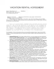 Free Download PDF Books, Vacation Rental Agreement Template