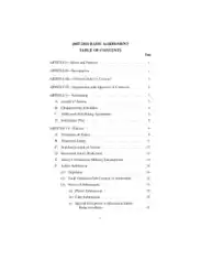 Basic Collective Bargaining Agreement Template