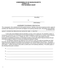 Free Download PDF Books, Binding Arbitration Agreement Template