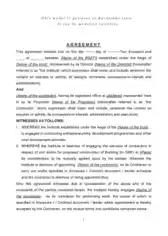 Sample Agreement For Building Template