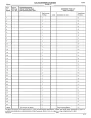 Business Expense Log Template