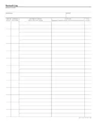 Free Log For Research Template