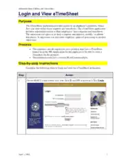Free Download PDF Books, Login and View eTimesheet Template