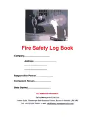 Fire Staff Training Log Template