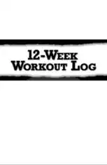 12 Week Workout Plan Log Sheet Template