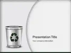 Free Download PDF Books, Waste Management PowerPoint Template