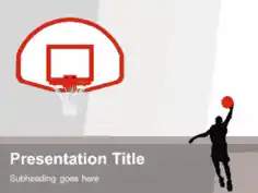 Basketball Background PowerPoint Template