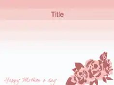 Free Download PDF Books, Mothers Day Background PowerPoint Template