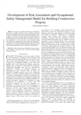 Free Download PDF Books, Construction Development of Risk Assessment Template