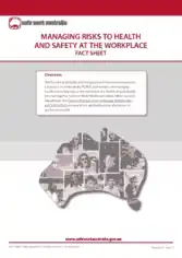 Managing Risks to Health and Safety at Workplace Template