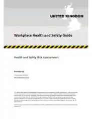 Workplace Health and Safety Guide Risk Assessment Template