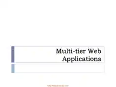 Free Download PDF Books, Multi-Tier Web Applications – ASP.NET Lecture 12