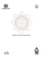 Generic Fire Risk Assessment Form Template