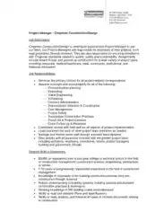 Construction Design Project Manager Job Description Template
