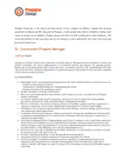 Senior Construction Project Manager Job Description Template