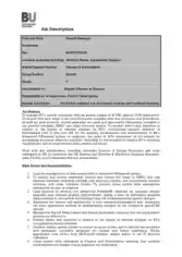 Payroll Systems Manager Job Description Template