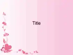 Love Floral PowerPoint Template