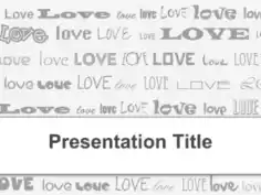 Love Writing PowerPoint Template