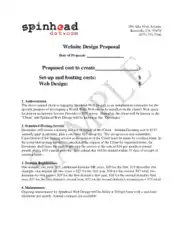 Free Download PDF Books, Website Design Proposal Template