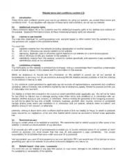 Standard Website Terms and Conditions Template