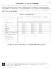 Free Download PDF Books, Garnishment Calculation Worksheet Template