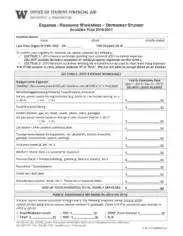 Student Expense Worksheet Sample Template