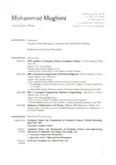 Free Download PDF Books, Computer Engineering CV Sample Template
