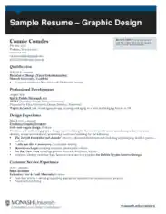 Free Download PDF Books, Graphic Design Resume CV Template