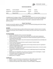 Free Download PDF Books, Financial Analyst CV Template