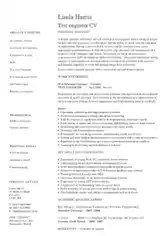 Free Download PDF Books, Simple Information Technology Resume Template