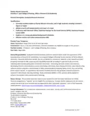 Free Download PDF Books, Graduate Research Assistant Resume