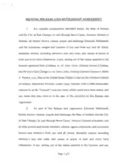 Mutual Release and Sepration Agreement Template