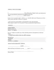 Downloadable Medical Release Form Template