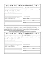 Free Download PDF Books, Free Medical Release Form for Minor Child Template